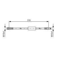 BOSCH 1 987 481 618 Bremsschlauch