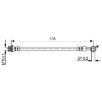 BOSCH 1 987 481 713 Bremsschlauch