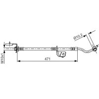 BOSCH 1 987 481 716 Bremsschlauch