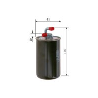 BOSCH F 026 402 827 Kraftstofffilter