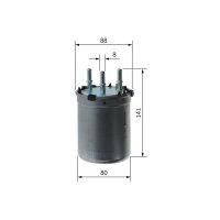 BOSCH F 026 402 834 Kraftstofffilter