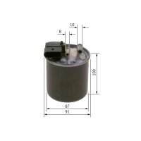 BOSCH F 026 402 842 Kraftstofffilter