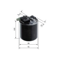BOSCH F 026 402 844 Kraftstofffilter