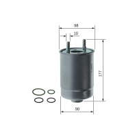 BOSCH F 026 402 850 Kraftstofffilter