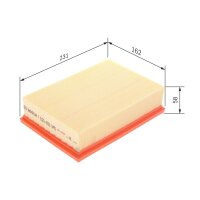 BOSCH F 026 400 345 Luftfilter
