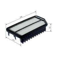 BOSCH F 026 400 445 Luftfilter