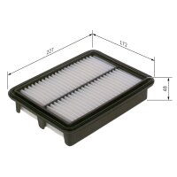BOSCH F 026 400 457 Luftfilter