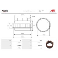 AS-PL AS0075 Stator, Generator