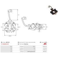 AS-PL SBH1012 Halter, Kohlebürsten