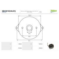 AS-PL SBH3018(VALEO) Halter, Kohlebürsten