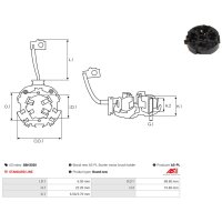 AS-PL SBH3020 Halter, Kohlebürsten