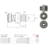 AS-PL SD1062 Freilaufgetriebe, Starter