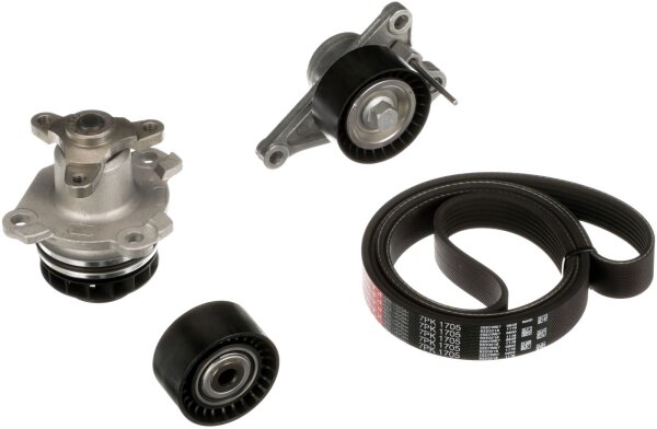 GATES KP17PK1705 Wasserpumpe + Keilrippenriemensatz