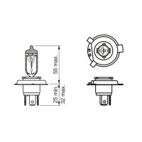 BOSCH 1 987 302 104 Glühlampe, Hauptscheinwerfer