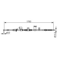 BOSCH 1 987 482 571 Seilzug, Feststellbremse