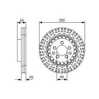BOSCH 0 986 479 D16 Bremsscheibe