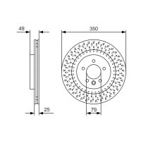 BOSCH 0 986 479 D31 Bremsscheibe
