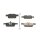 BOSCH 0 986 494 527 Bremsbelagsatz, Scheibenbremse