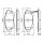 BOSCH 0 986 494 682 Bremsbelagsatz, Scheibenbremse