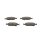 BOSCH 0 986 494 687 Bremsbelagsatz, Scheibenbremse