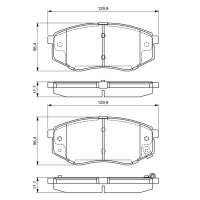 BOSCH 0 986 494 692 Bremsbelagsatz, Scheibenbremse