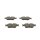 BOSCH 0 986 494 696 Bremsbelagsatz, Scheibenbremse