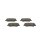 BOSCH 0 986 494 712 Bremsbelagsatz, Scheibenbremse