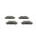 BOSCH 0 986 494 714 Bremsbelagsatz, Scheibenbremse