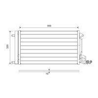 VALEO 814364 Kondensator, Klimaanlage