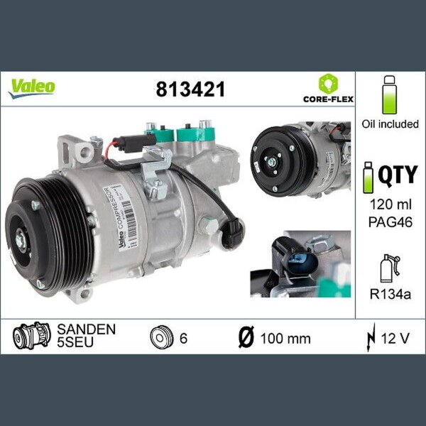 VALEO 813421 Kompressor, Klimaanlage