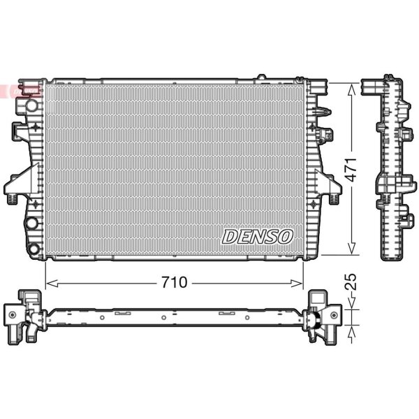 DENSO DRM32039 Kühler, Motorkühlung