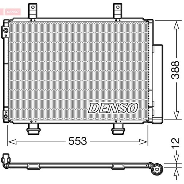 DENSO DCN47007 Kondensator, Klimaanlage