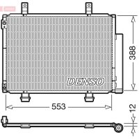 DENSO DCN47007 Kondensator, Klimaanlage