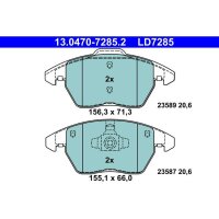 ATE 13.0470-7285.2 Bremsbelagsatz, Scheibenbremse