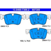 ATE 13.0460-7300.2 Bremsbelagsatz, Scheibenbremse