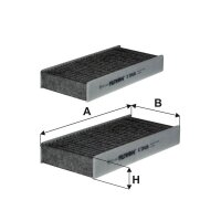 FILTRON K 1342A-2x Filter, Innenraumluft