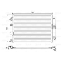 VALEO 814161 Kondensator, Klimaanlage