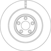 TRW DF6654S Bremsscheibe