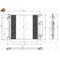 NRF 350226 Kondensator, Klimaanlage