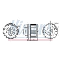 NISSENS 87245 Innenraumgebläse
