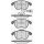 MAGNETI MARELLI 363916060135 Bremsbelagsatz, Scheibenbremse
