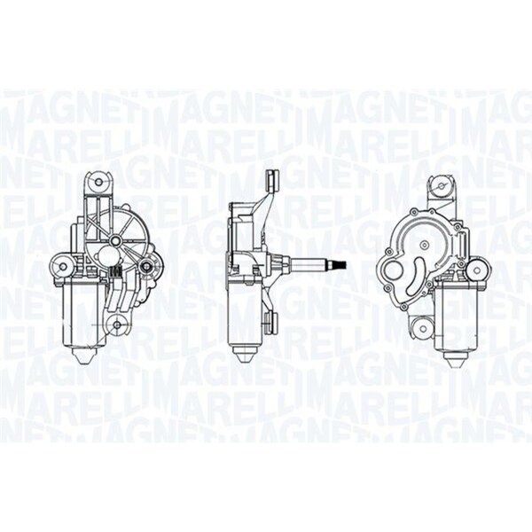 MAGNETI MARELLI 064013018010 Wischermotor