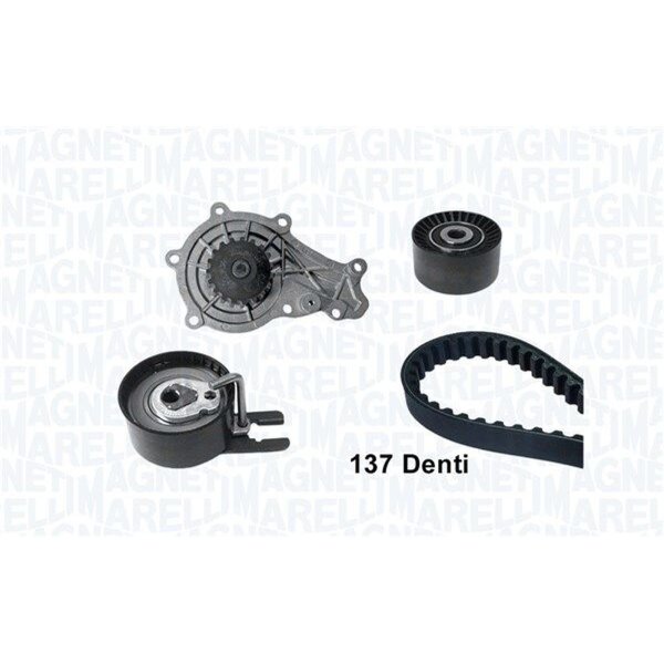 MAGNETI MARELLI 341404030001 Wasserpumpe + Zahnriemensatz