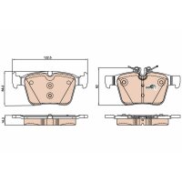 TRW GDB2071 Bremsbelagsatz, Scheibenbremse