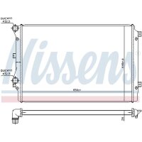 NISSENS 65339 Kühler, Motorkühlung