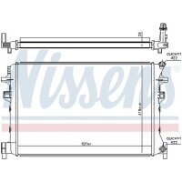NISSENS 65328 Kühler, Motorkühlung