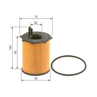 BOSCH F 026 407 082 Ölfilter