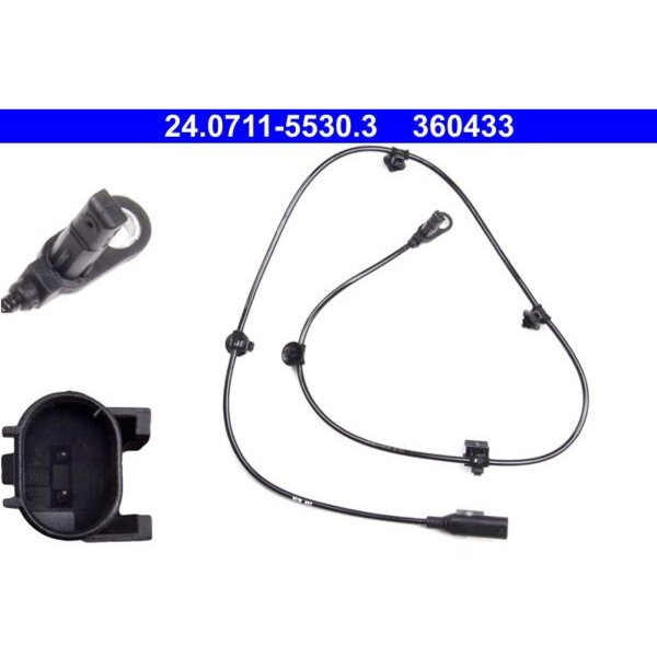 ATE 24.0711-5530.3 Sensor, Raddrehzahl