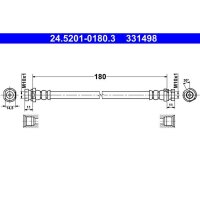 ATE 24.5201-0180.3 Bremsschlauch