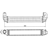 NRF 30139A Ladeluftkühler